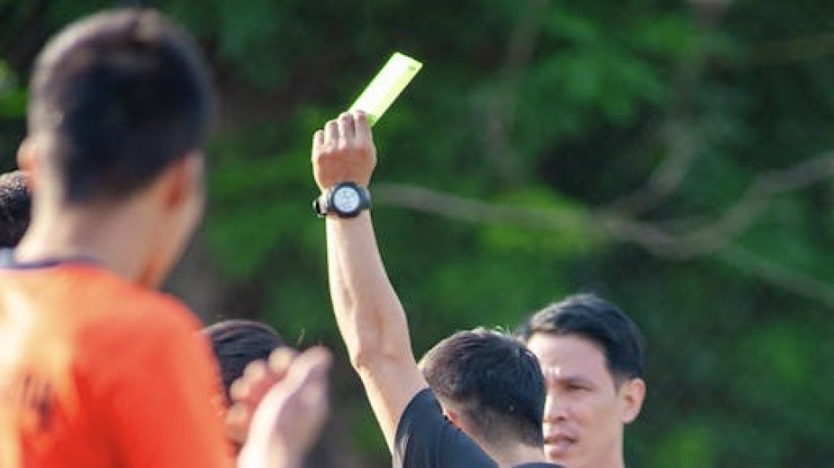 Gli arbitri delle gare dei dilettanti